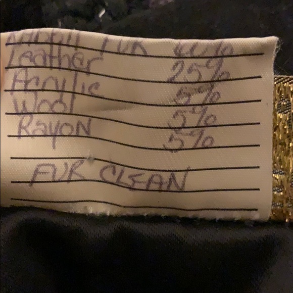 Vintage Marilyn Blumer Rabbit Fur & Leather Coat - Picture 5 of 8